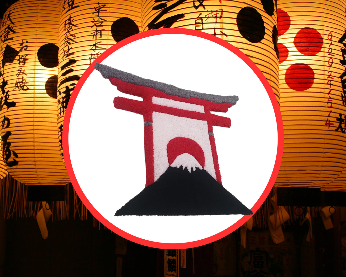 Pièce décorative unique réalisé par Mood Creations avec la technique Tufting.