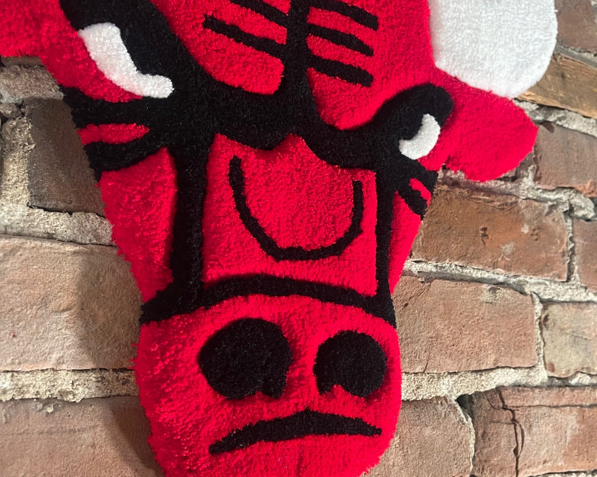 Tapis custom des Chicago bulls de NBA. 